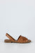 Leather flat sandals
