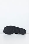 Leather strappy flat sandals