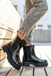 Leather chelsea boots