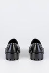 Chunky sole loafers with chain