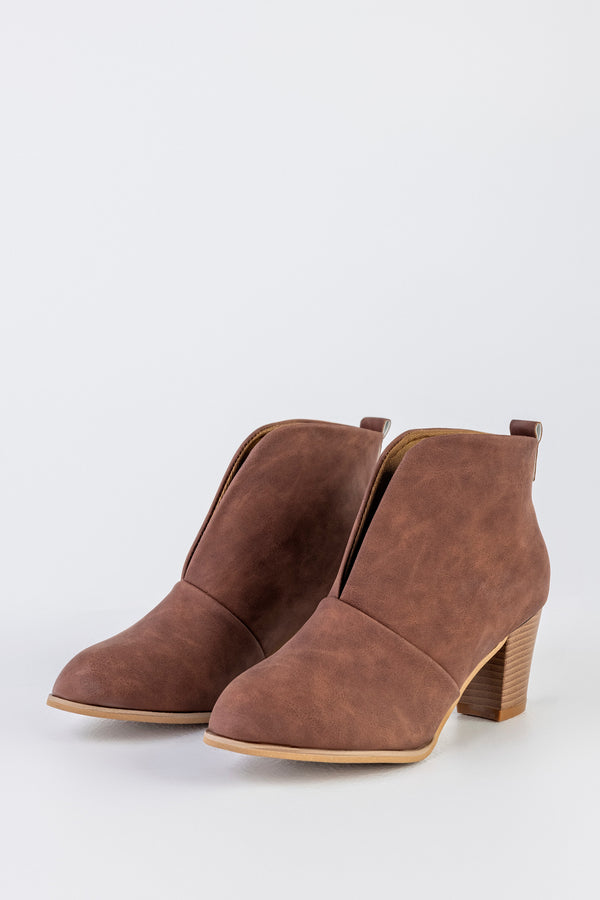Front cut boots