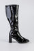 Zip back fastening boots