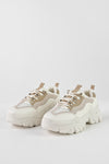 Lace-up fastening sneakers