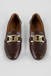 Loafers with chain