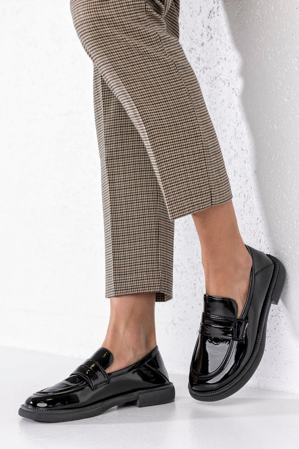 Women patent loafers