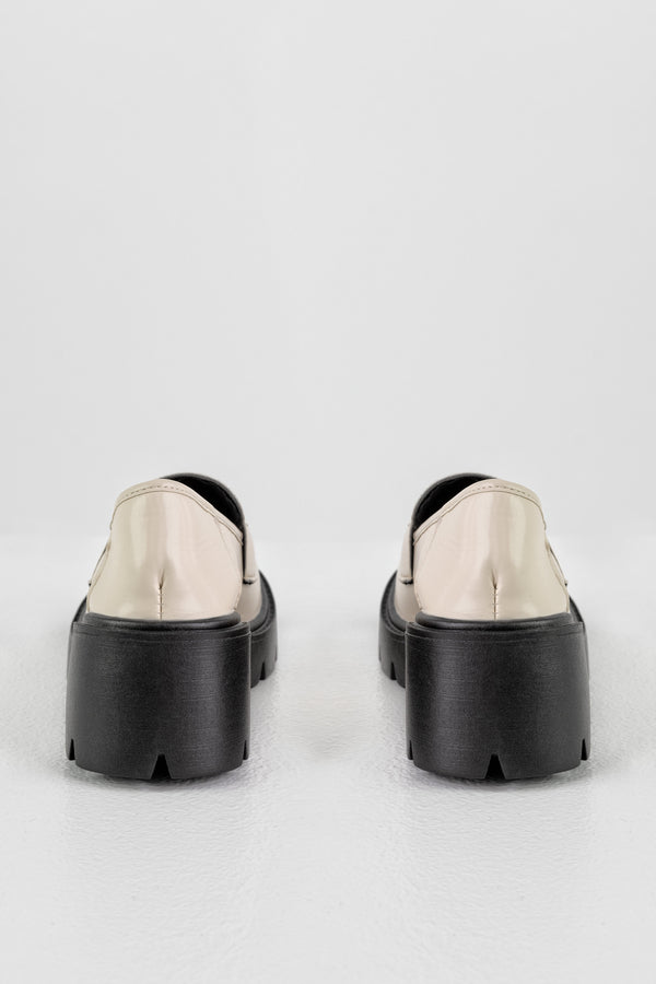 Chunky sole loafers