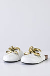 Chain loafer mules