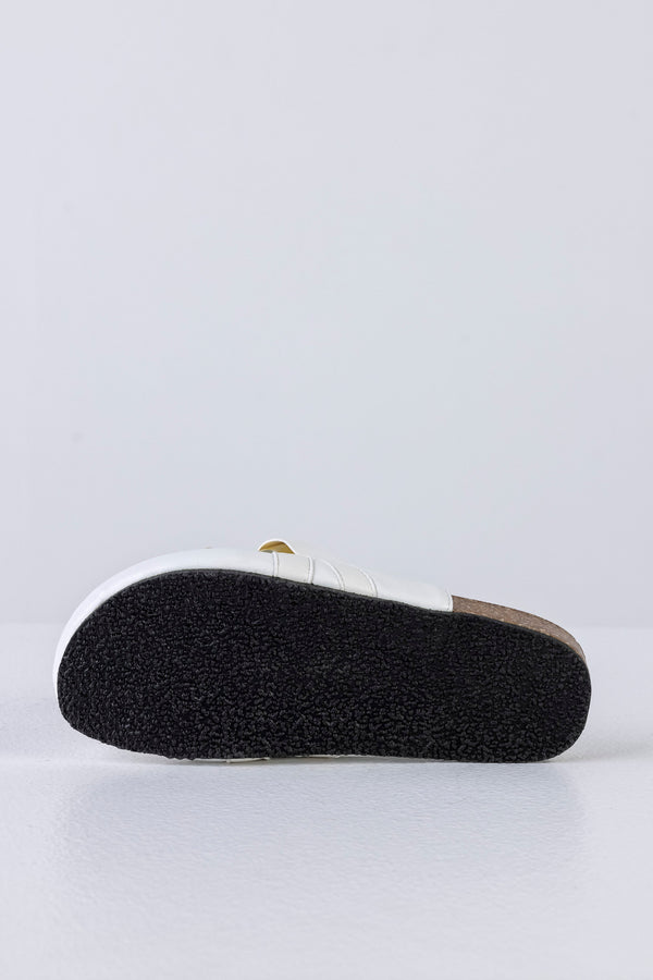 Chain loafer mules