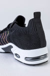 Knitted sneakers with laces