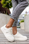 Lace-up fastening sneakers