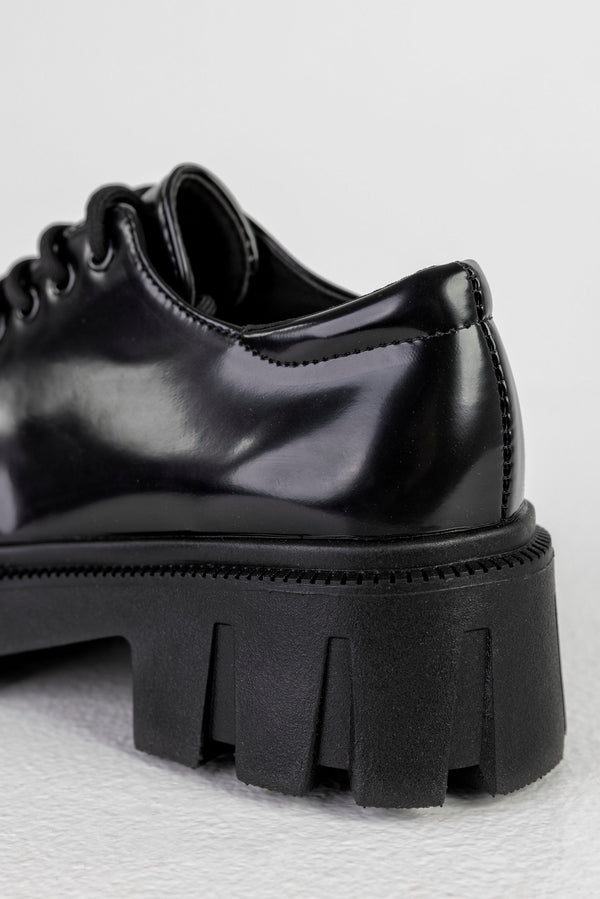Chunky-sole derby shoes