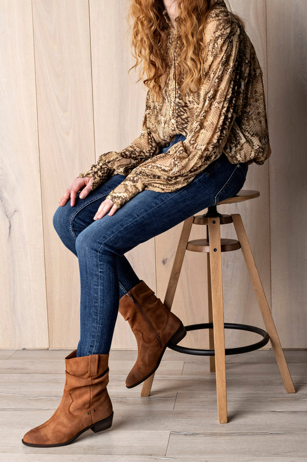 Bottes de style cowboy