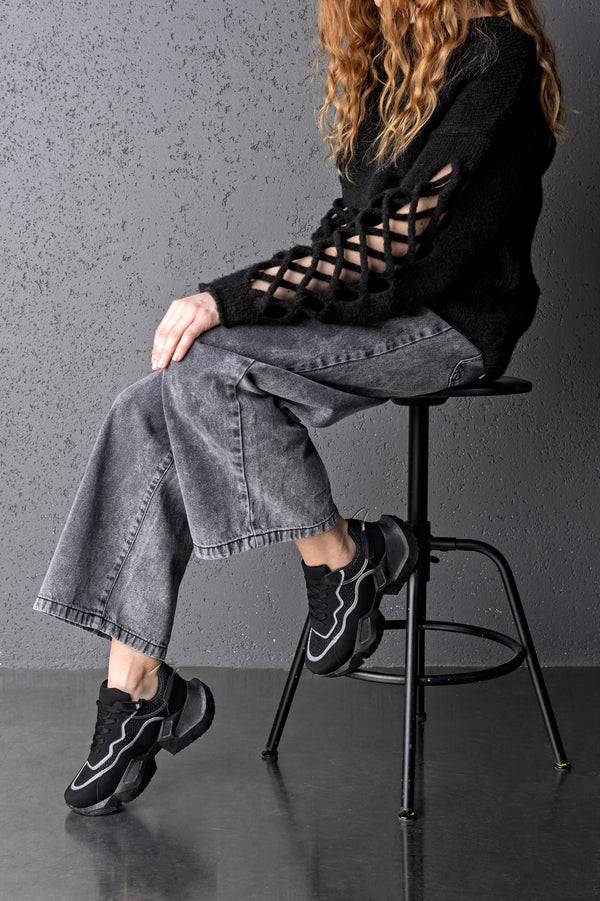 Chunky sole sneakers