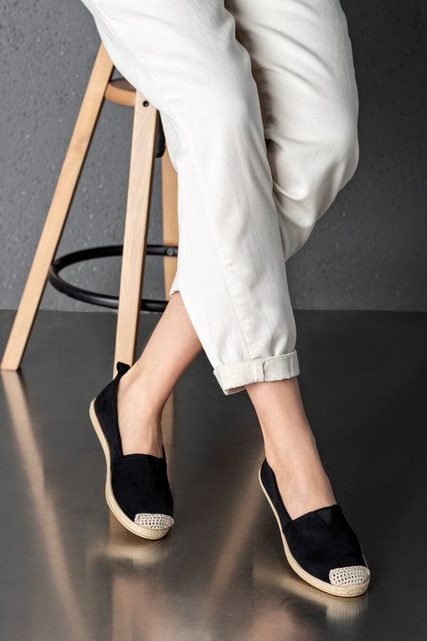 Slip-on , flat sole shoes