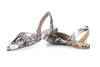 Slingback, pointed toe shoes