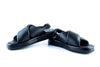 Leather crossover straps sandals