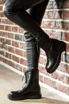 Front zipper boots