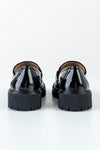 Chunky sole loafers with buckle
