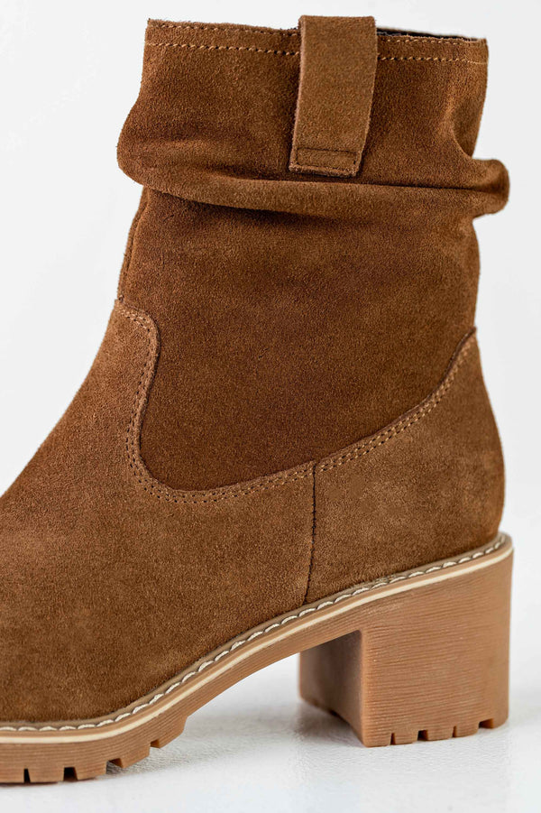 Leather boots