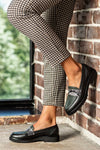 Leather loafers