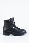 Leather lace-up boots