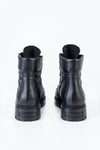 Leather lace-up boots