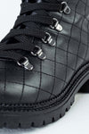 Leather lace-up boots