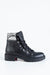 Leather lace-up boots