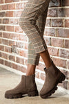 Leather chelsea boots