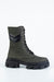 Leather lace-up boots