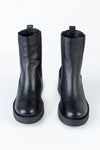 Leather heeled boots