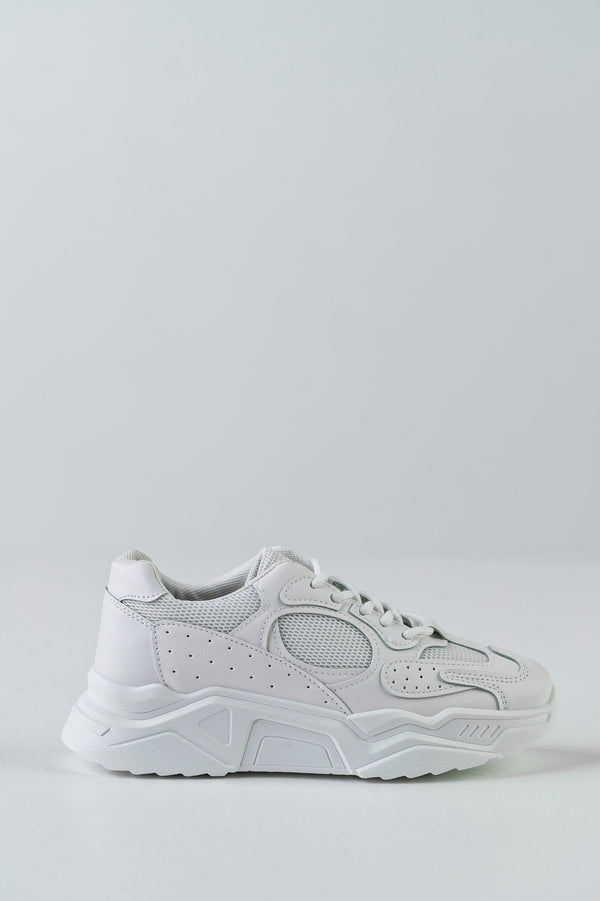 Lace-up fastening sneakers