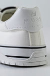Lace-up fastening canvas sneakers