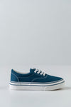 Lace-up fastening canvas sneakers