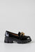 Chunky sole loafers with chain