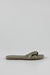 Twist vamp slide sandals