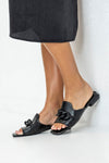 Slide sandals with chain