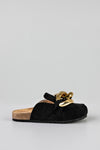 Chain loafer mules