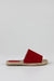 Espadrille slide sandals