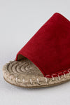 Espadrille slide sandals