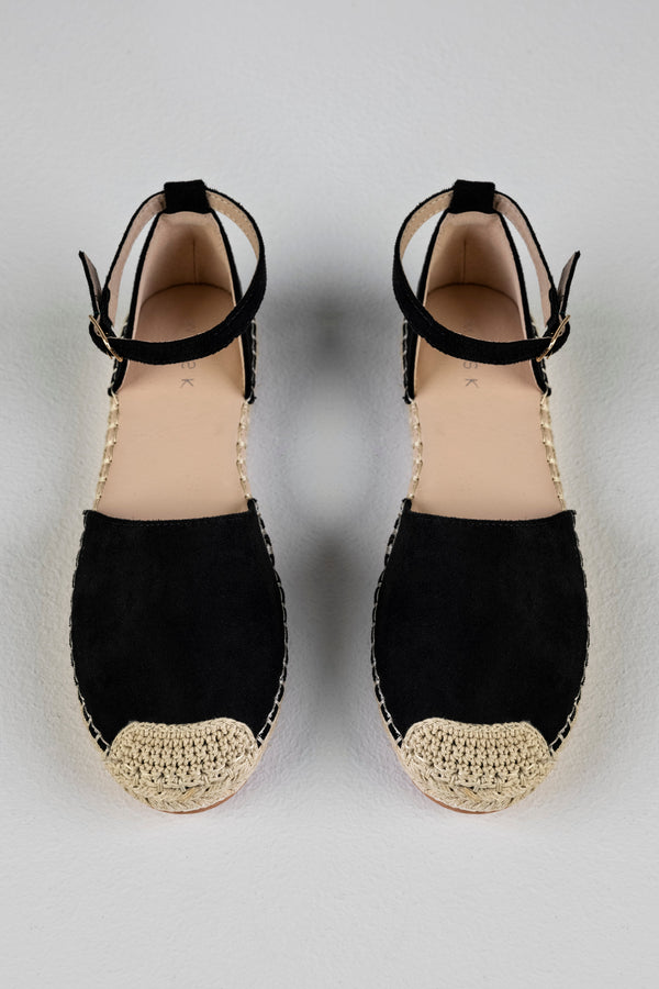 Two part espadrille shoes