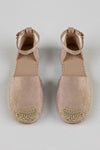 Two part espadrille shoes