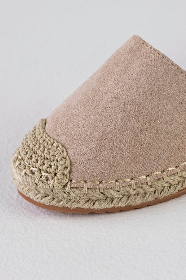 Two part espadrille shoes