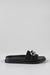 Slide sandal with chain