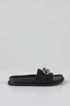 Slide sandal with chain