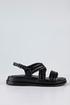 Leather flatform sandals