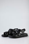 Leather flatform sandals
