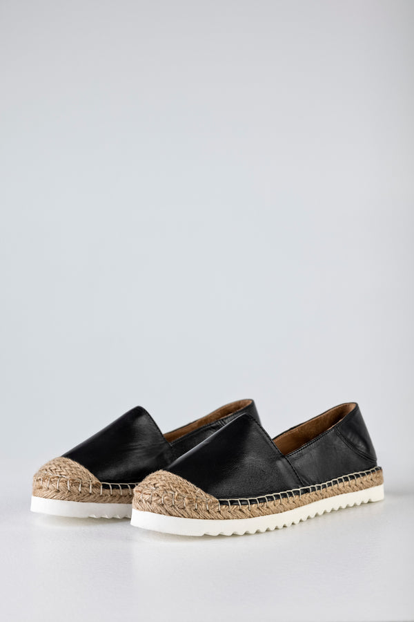 Leather espadrilles