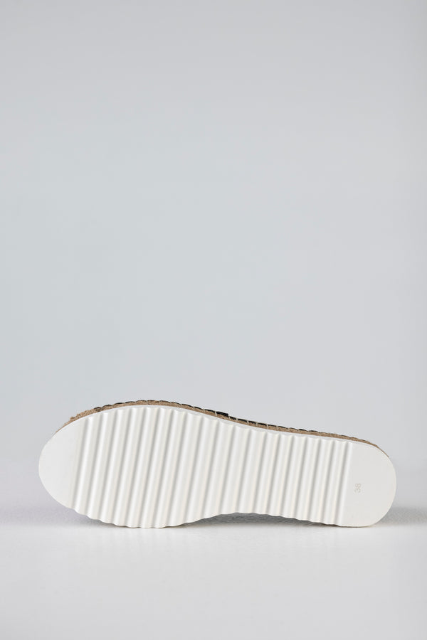 Leather espadrilles