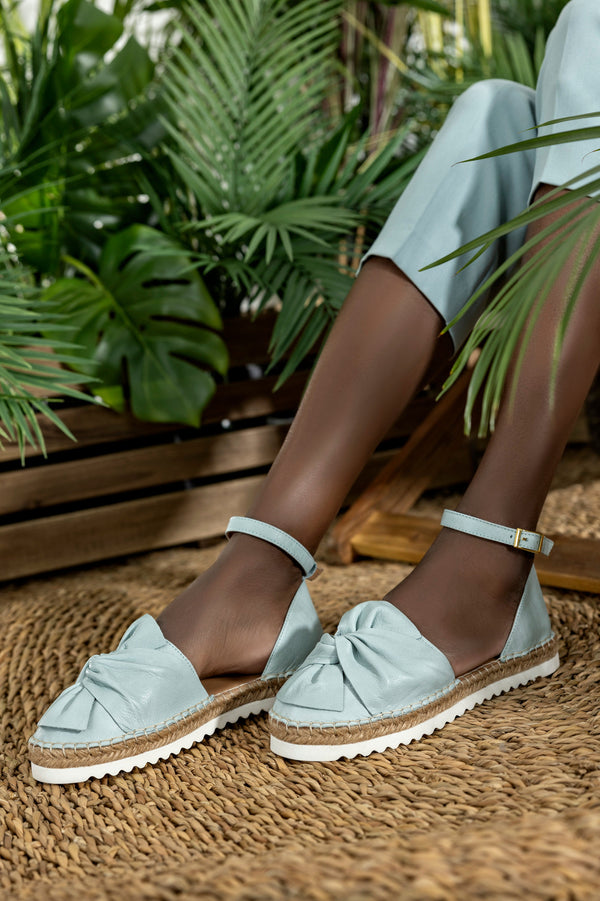 Two part espadrille shoes